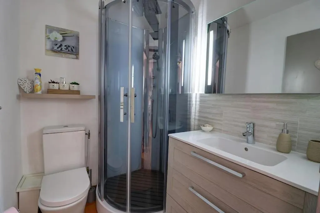T2 Vue Mer Avec Balcon, Climatise, Piscine 滨海圣西尔